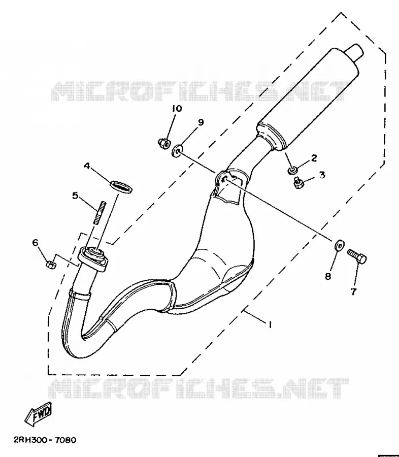 UITLAAT Yamaha MOTO 125 1989 TZR  TZR125