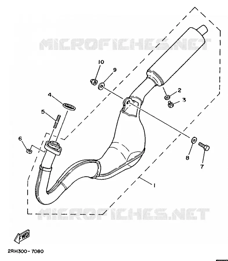 UITLAAT Yamaha MOTO 125 1990 TZR  TZR125