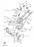 FRAME voor Yamaha TZR250 1989