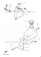 BENZINE TANK voor Yamaha TZR250 1989