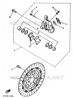 REMKLAUW VOOR voor Yamaha TZR250 1989