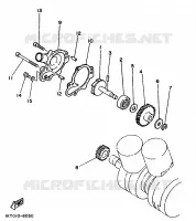 WATERPOMP voor Yamaha TZR250 1989