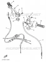 STUUR / KABEL voor Yamaha TZR250 1989