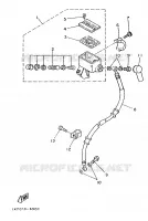 POMP VOOR voor Yamaha TZR250 1989