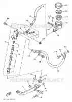 REMPOMP ACHTER voor Yamaha TZR250 1989