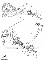 OLIEPOMP 2 voor Yamaha TZR250 1989