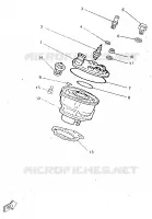 CILINDER voor Yamaha TZR50 1998