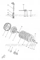 STARTMOTOR KOPPELINGS voor Yamaha TZR50 1998