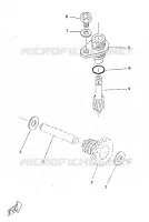 TOERENTELLERAANDRIJVING voor Yamaha TZR50 1998