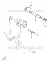 SCHAKELWALS voor Yamaha TZR50 1998
