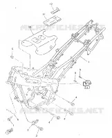 FRAME voor Yamaha TZR50 1998