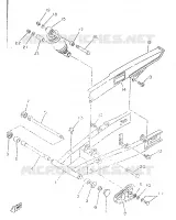 ACHTERBRUG / SCHOKBREKER voor Yamaha TZR50 1998