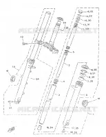VOORVORK voor Yamaha TZR50 1998