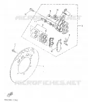 REMKLAUW VOOR voor Yamaha TZR50 1998
