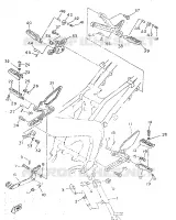 STANDAARD / VOETSTEUN voor Yamaha TZR50 1998