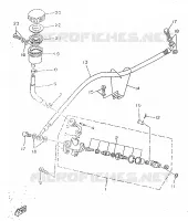 REMPOMP ACHTER voor Yamaha TZR50 1998