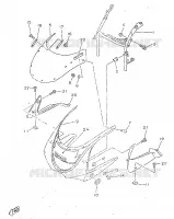 KAP 1 voor Yamaha TZR50 1998