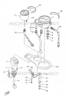 TELLERSET voor Yamaha TZR50 1998