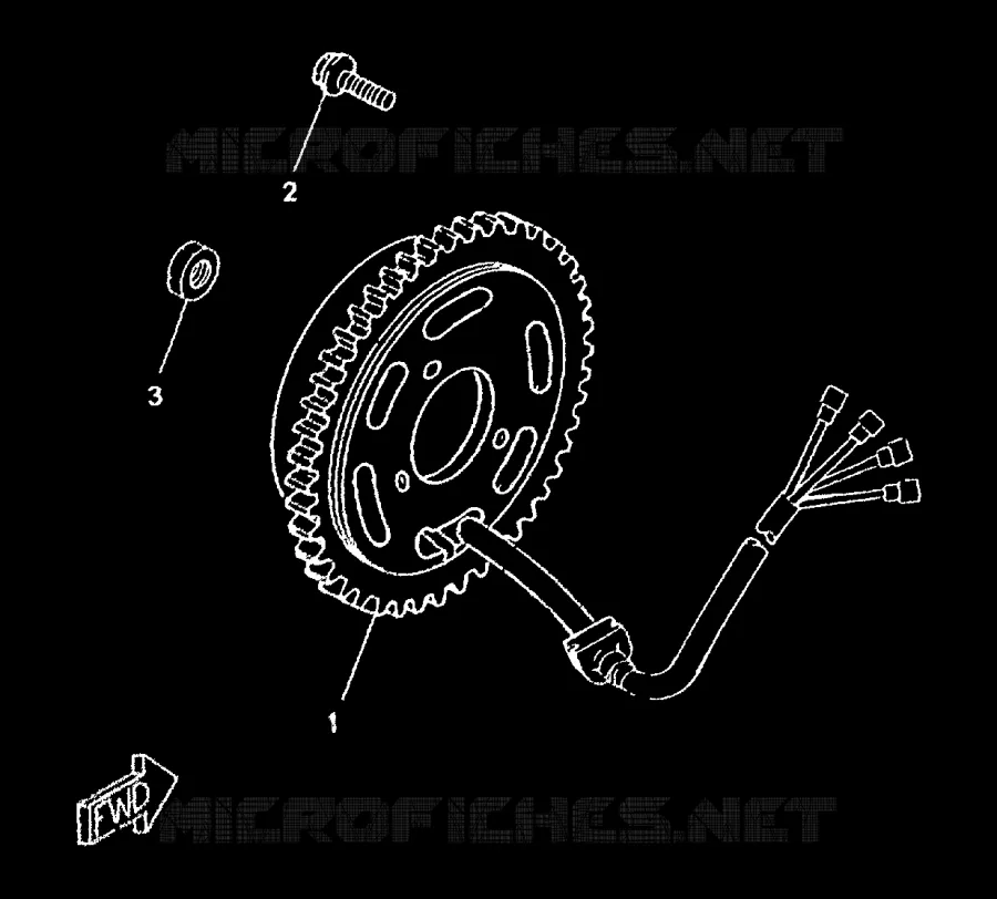 DYNAMO Yamaha MOTO 50 1999 TZR  TZR50