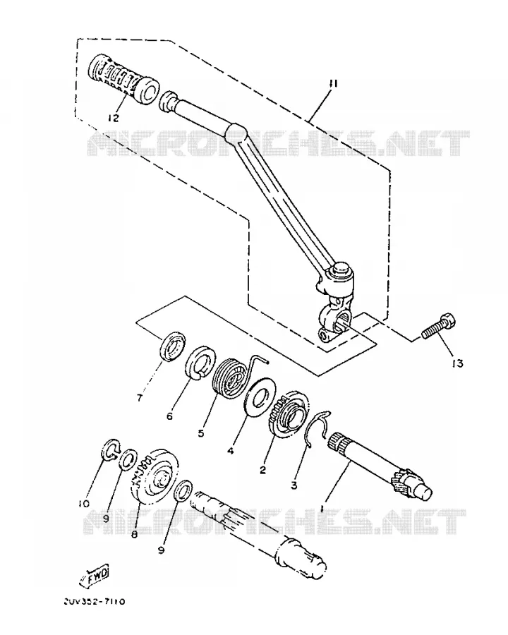 STARTMOTOR Yamaha MOTO 80 1987 TZR  TZR80