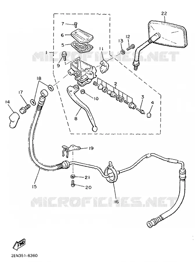 POMP VOOR 2 Yamaha MOTO 1200 1992 VMAX  V-MAX12