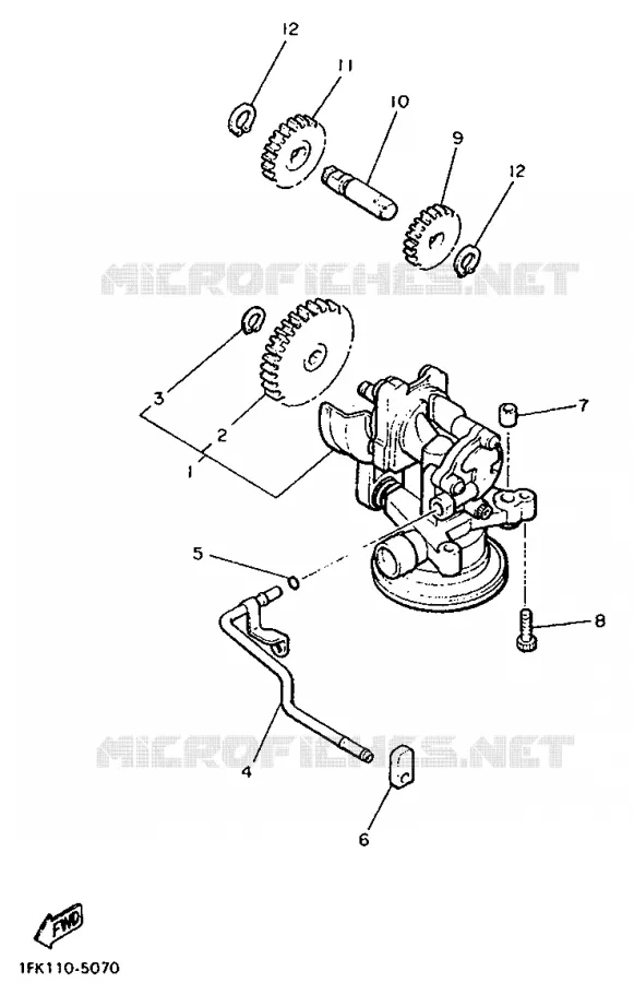 OLIEPOMP Yamaha MOTO 1200 1992 VMAX  V-MAX12