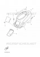 ZIJKUIPDEEL voor Yamaha BW'S 50 NAKED 2003