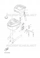 BENZINE TANK voor Yamaha BW'S 50 NAKED 2003