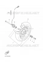 VOORWIEL voor Yamaha BW'S 50 NAKED 2003