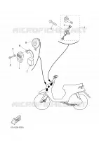 ELECTRISCH 1 voor Yamaha BW'S 50 NAKED 2003