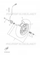 VOORWIEL voor Yamaha BW'S 50 NAKED 2004