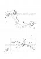 STUURSCHAKELAAR / HEVEL voor Yamaha BW'S 50 NAKED 2004