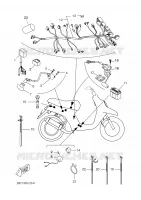 ELECTRISCH 2 voor Yamaha BW'S 50 NAKED 2004