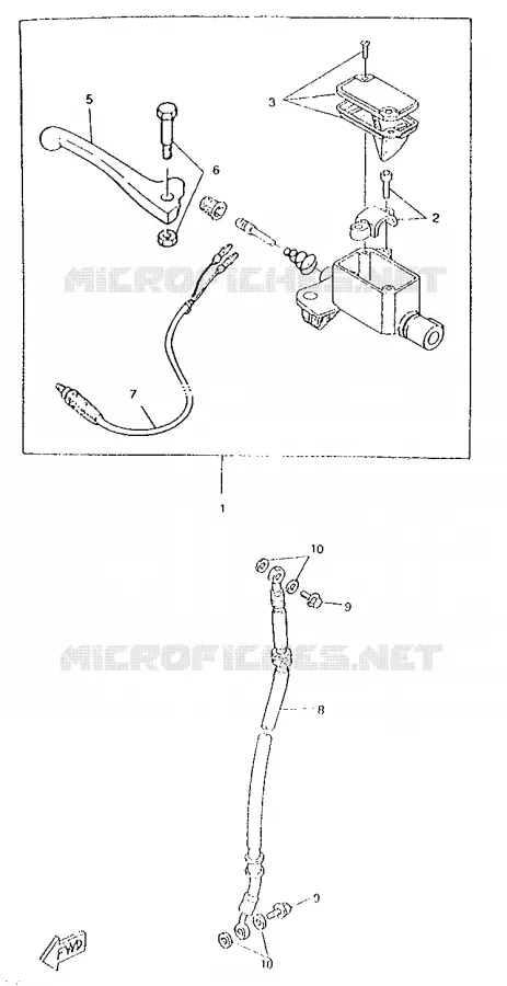 POMP VOOR Yamaha SCOOTER 50 1996 BOOSTER  CW50RS