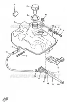 BENZINE TANK voor Yamaha CW50RS 1996