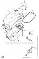 ZADEL / BAGAGE REK voor Yamaha CW50RS 1996