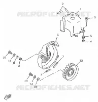 KOELKAP / KOELVIN voor Yamaha CW50RS 1996