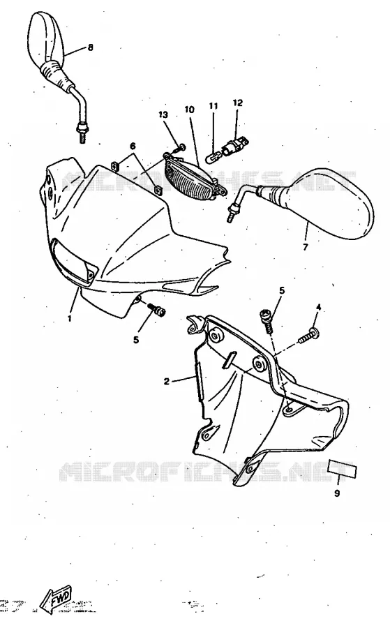KAP 1 Yamaha SCOOTER 50 1997 BOOSTER  CW50RS
