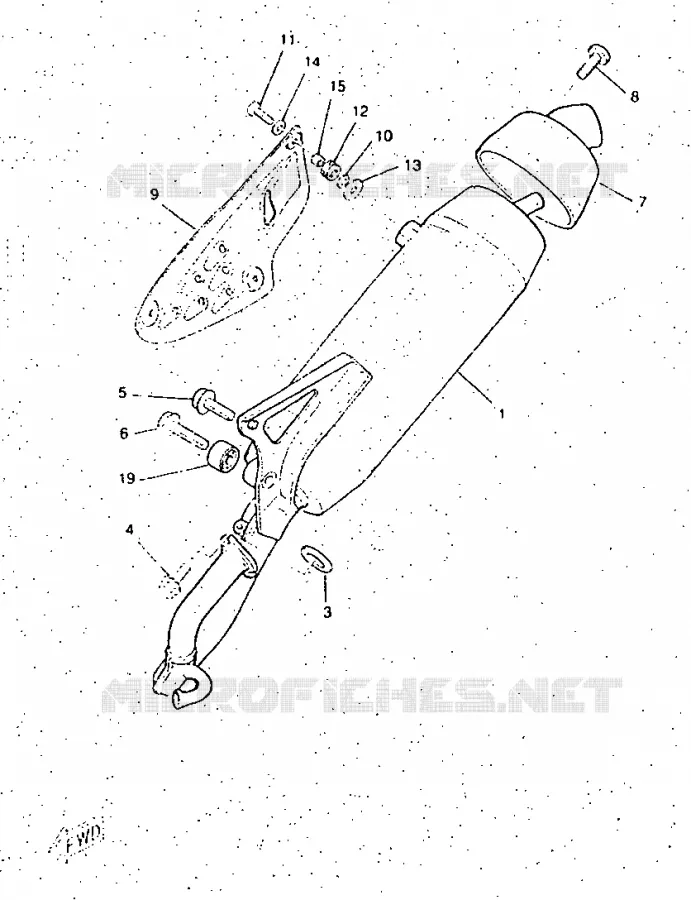 UITLAAT Yamaha SCOOTER 50 1997 BOOSTER  CW50RS