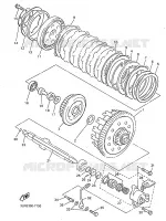 STARTMOTOR KOPPELINGS voor Yamaha VMX12 1997