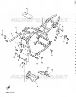 FRAME voor Yamaha VMX12 1997