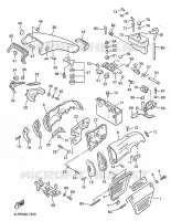 ZIJKUIPDEEL voor Yamaha VMX12 1997