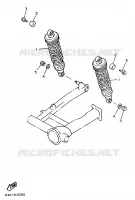 ACHTER SCHOKBREKER voor Yamaha VMX12 1997