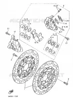 REMKLAUW VOOR voor Yamaha VMX12 1997