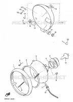KOPLAMP voor Yamaha VMX12 1997