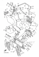 RADIATEUR / SLANG voor Yamaha VMX12 1997
