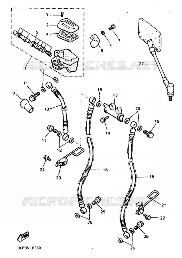 POMP VOOR Yamaha MOTO 1200 1999 VMAX  VMX12