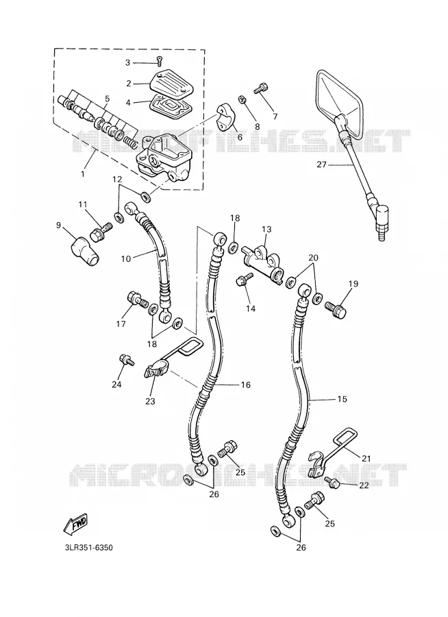POMP VOOR Yamaha MOTO 1200 2001 VMAX  VMX12
