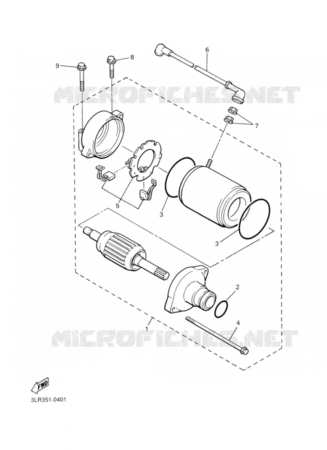 STARTMOTOR Yamaha MOTO 1200 2001 VMAX  VMX12