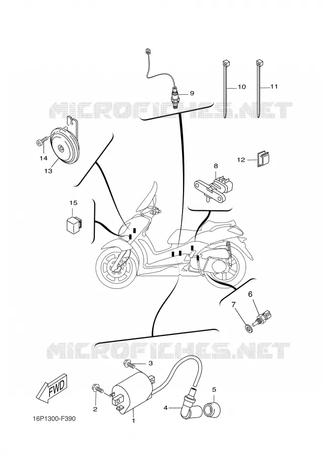 ELECTRISCH 2 Yamaha SCOOTER 125 2008 XCITY  VP125 XCITY